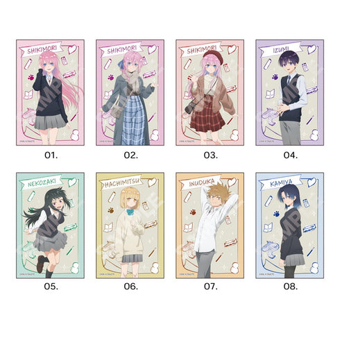 『可愛いだけじゃない式守さん』サテン地ステッカー01 第1弾 BOX (全8種)